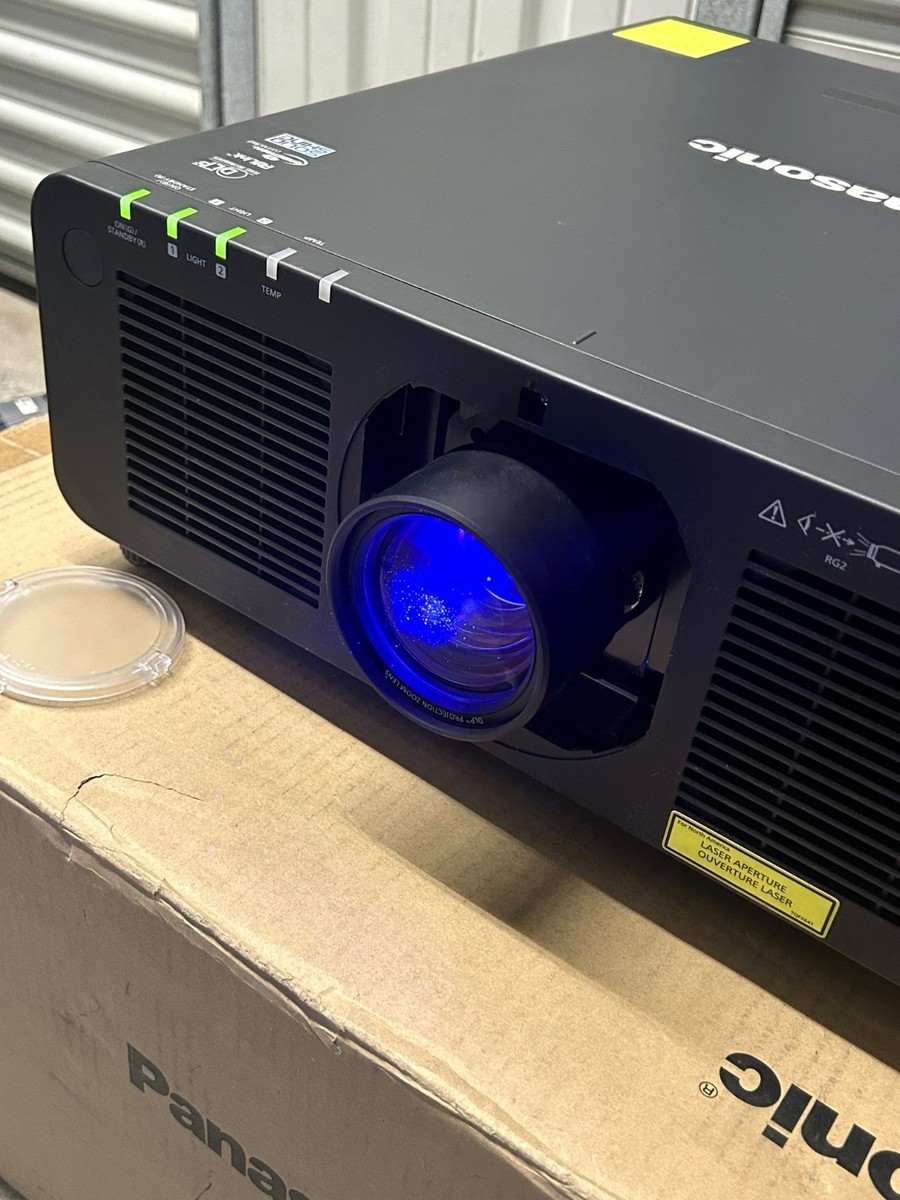 Panasonic PT-RCQ80B 4K Laser Projector Bundle ET-DLE170 Lens