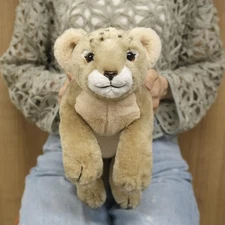 Sun Lemon Lap-Sized Baby Lion Plush Toy 43.5cm Knee Series Japan
