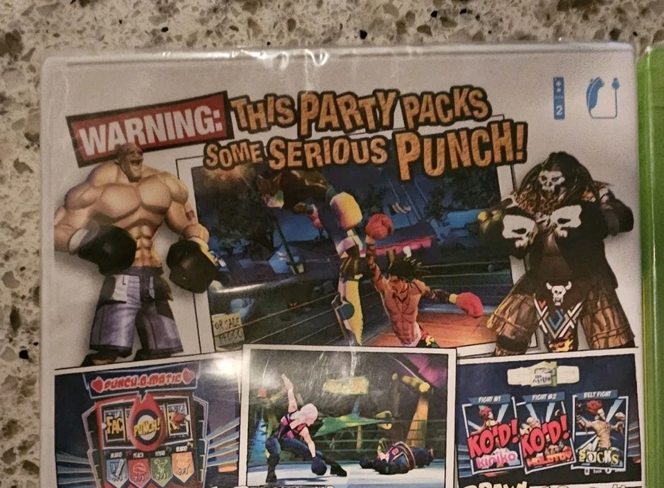 Facebreaker Face Breaker K.O. KO Party Nintendo Wii Wii U PAL New and Sealed - Image 4 of 4