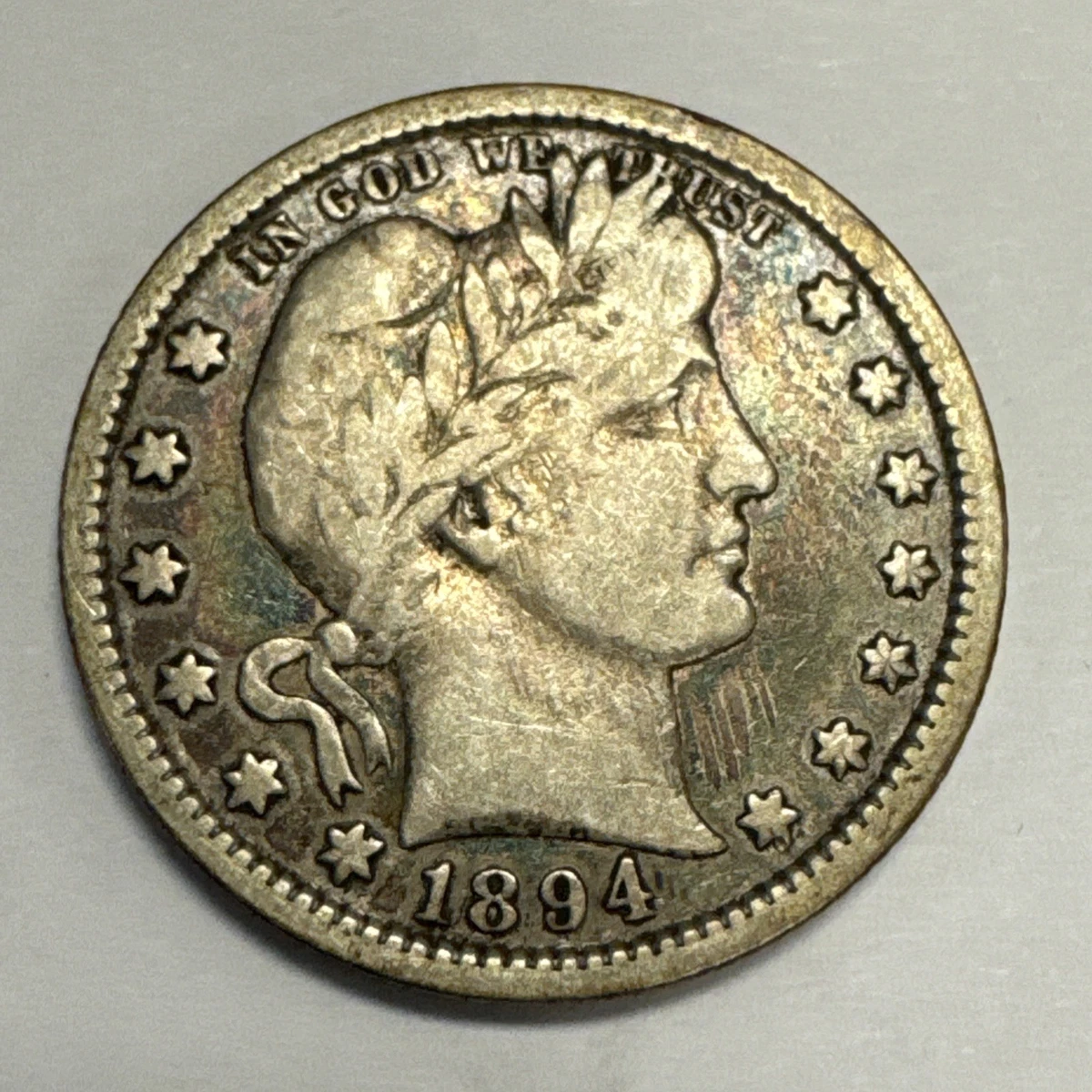 【希少】古銭　1894年　バーバークォーター　O　ニューオーリンズ　未使用 1894 Year Barber Quarters (1892-1916) for sale | eBay