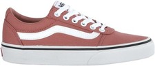 Vans Ward Skate Low Top Canvas Sneakers Dusty Rose  White Size 6 Womens