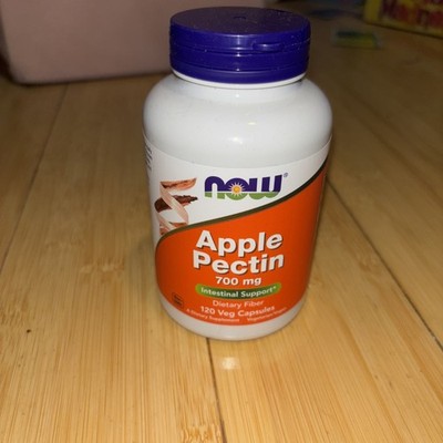 Now Foods Apple Pectin Dietary Supplement 700mg, 120 Capsules