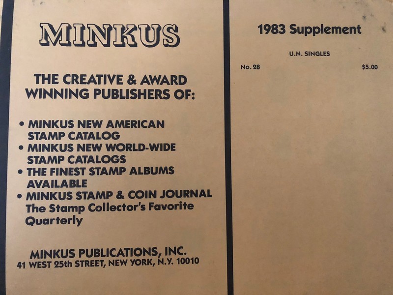 Minkus United Nations 1983 Supplement # 28