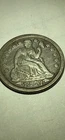 1853 Seated Liberty Silver Dime 10c WITH ARROWS  XF US Type Coin