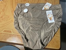 Jockey No Panty Line Promise Dark Tan Hi-Cut Panties- Set of 2- Size 8 NWT