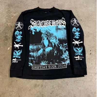 Suicideboys G59 Grey Day Tour 2024 Long Sleeve Shirt Black Mens Medium