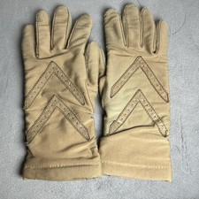 Vintage Isotoner By ARIS One Size Womens Driving Gloves Tan