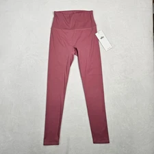 Alo High-Waist Airlift Legging 7/8 Pink Women's Extra Small Compression NWT
