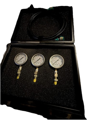 #ad Hydraulic Pressure Gauge Kit with 3 Gauges Cable and Protective Case $89.99