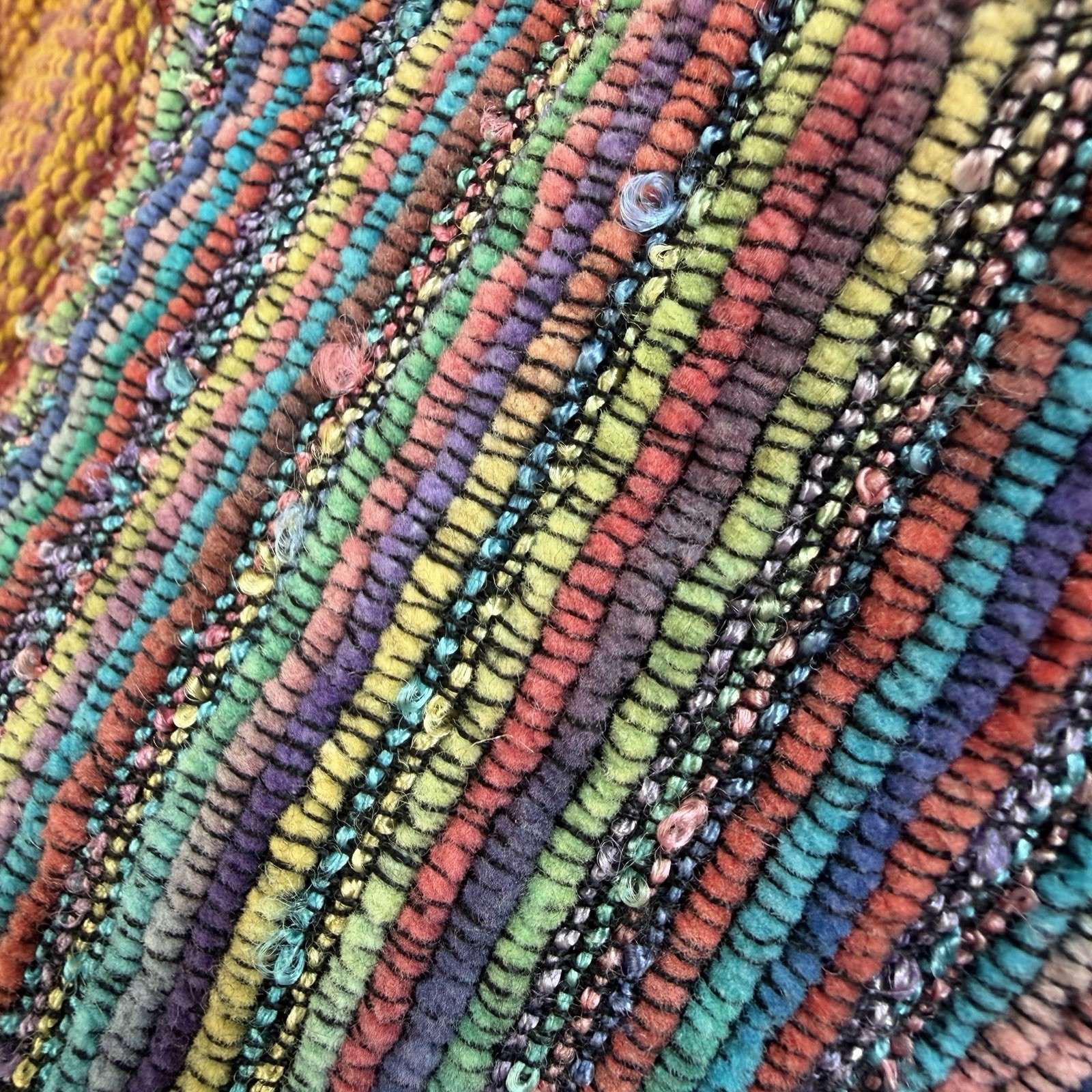 Travel Smith Artsty Patchwork Jacket Boho Artisan… - image 9