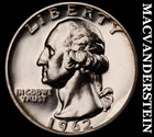 1962 Silver Washington Quarter - Choice Gem Proof  Lustrous  #J9972