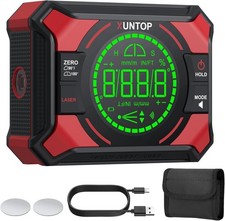 Digital Angle Finder with Dual Laser (Class 2 Laser, 1mW Output) - by XUNTOP