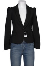ZARA Blazer Damen Business Jacke Kostümjacke Gr. XS Baumwolle Schwarz #umco2c7