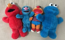 Sesame Street Plush Talking Tickle Me Dolls