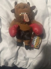 Vintage Infamous Meanies Idea Factory 1998 Mike Tyson Mike Bison Plush