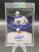 2022-23 UD Clear Cut #RA-DC Dylan Cozens RC Ultimate Rookies Auto SABRES
