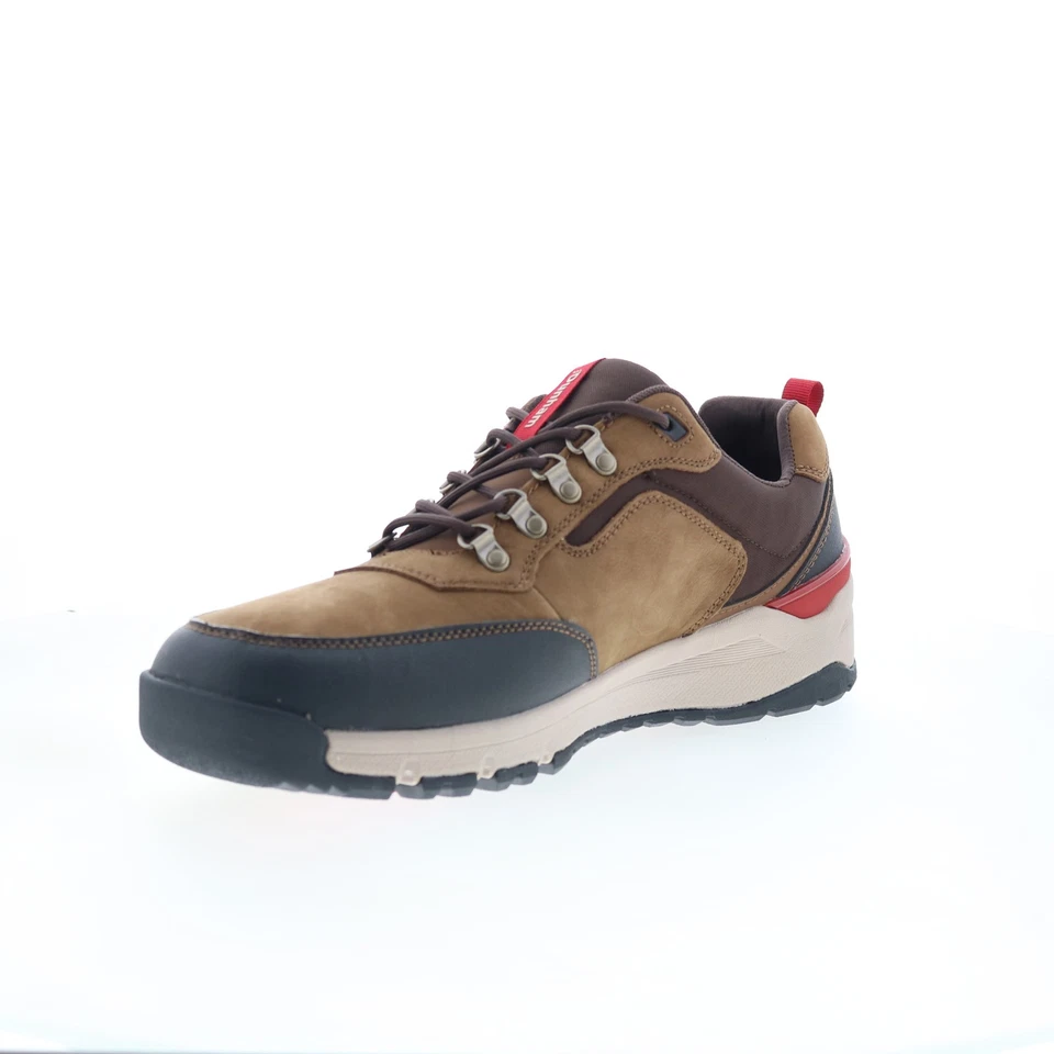 Dunham Alpine WP Zapatos Deportivos Con Cordones Para Hombre Marrón Extra Anchos 6E Foto 4 de 4