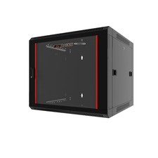 9U Wall Mount Server Rack Network Cabinet Locking Glass Door Av Data Enclosure