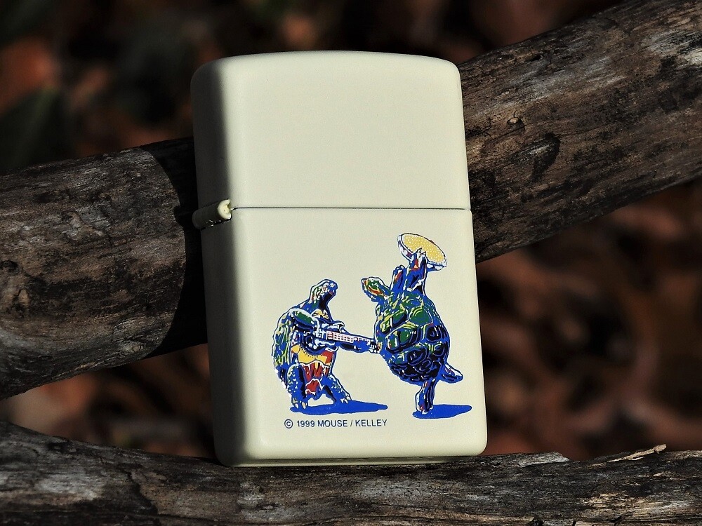 Stanley Mouse Dancing Turtles Zippo Lighter - The Grateful Dead  