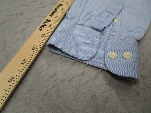 Disneyland Resort Dress Shirt Mens Extra Large Blue Button Up Mickey Mouse - Picture 11 of 12