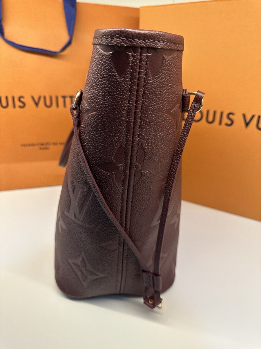 Louis Vuitton Neverfull MM Monogram Empreinte Leather Tote Bag for