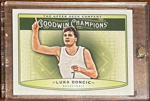 Luka Doncic 2018-19 Upper Deck EuroLeague Rookie RC Champions Horizontal Green