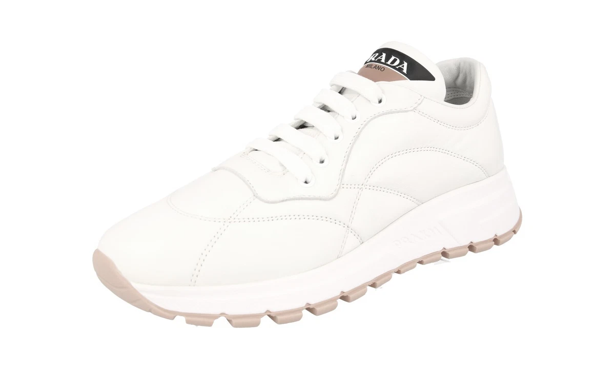 PRADA Leder Prax01 Sneaker - 1E245L - Weiss - NEU