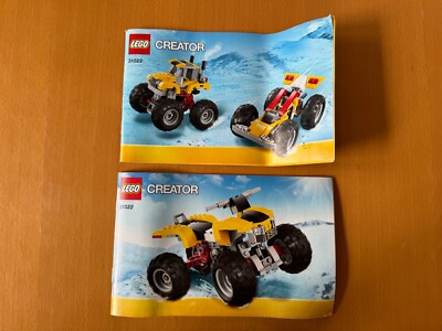 LEGO CREATOR 31022 Turbo Quad Original CONSTRUCTION INSTRUCTIONS BLUEPRINT ONLY