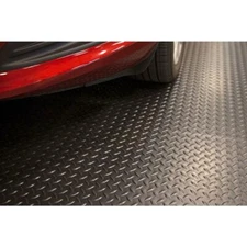 Garage Floor Mat Car Black Diamond Park Durable Stain Salt Protection 7.5' x 14'