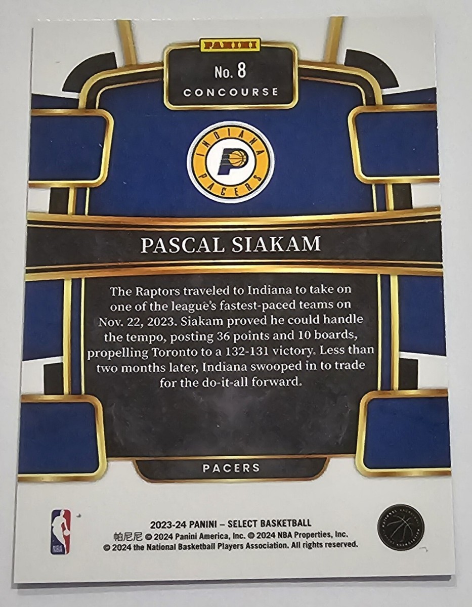 2023-24 Panini NBA Select Basketball Trading Card Pascal