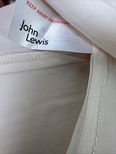 John Lewis Pure SILK Champagne Size 18 UK USA SIZE 12 Nightgown - Picture 19 of 24