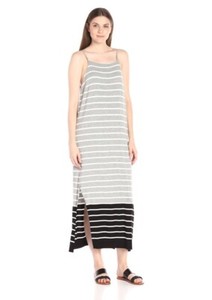 petite grey maxi dress