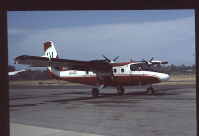 Orig 35mm airline slide AAI Alaska Aeronautical Industries Twin Otter DHC-6-100