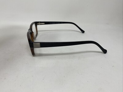 New David Benjamin Youth DB-173 C1 Crystal Brown & Black Eyeglasses 48/14/135 DAVID BENJAMIN KIDS DB-173 C1 BROWN BLACK 48-14-135 FLEX  main image 2