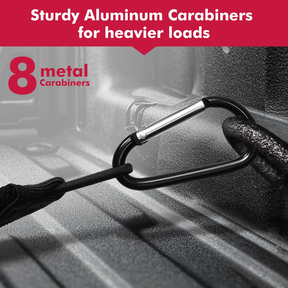 Organizador de red de carga estilo sobre maletero trasero para GMC SIERRA 1500 2500 3500 Foto 4 de 4