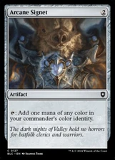 Arcane Signet 0127 Non Foil Uncommon Bloomburrow Commander MTG Near Mint