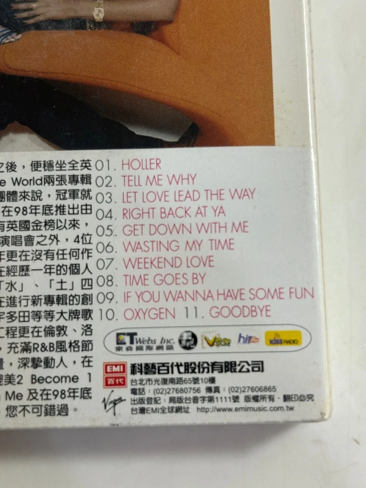 Spice Girls Forever Promo Poster 2000 Version Taiwan OBI CD Sealed Box - Bild 4 von 4