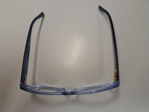 Versace MOD. 3180 5055 CatEye Clear Blue Gold Plastic Eyeglasses Frame 51 16 140 - Picture 7 of 9