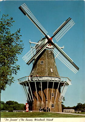 Vintage postcard showcases historic Dutch windmill | eBay