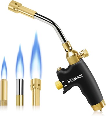 High Intensity Mapp Trigger Start Torch Soldering Kit Propane Torch Head NEW