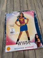 Rubies WW84 Wonder Woman Childrens Costume Dress Tiara Medium 8 10