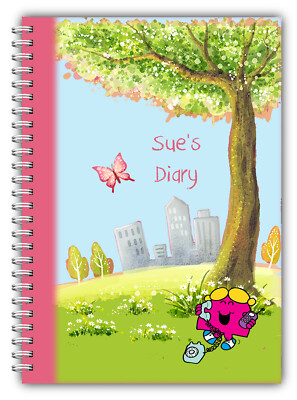 A5 PERSONALISIERTES NOTIZBUCH NOTIZEN ZEICHNEN TAGEBUCH PLANER GESCHENK 100 LINIERTE LEERE SEITE 1