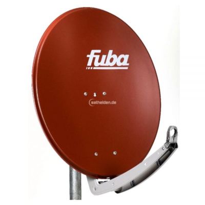 Fuba DAA 850 R Satellitenspiegel 85 cm rot Alu Satelliten Sat Spiegel Schüssel