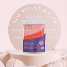 Red Cherry Hard Wax Beads Pellets 2.2lbs/1kg, Stripless Depilatory Waxing Bikini
