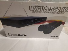 Gem Sound Gmw-61 Handheld Wireless Dual Microphone System