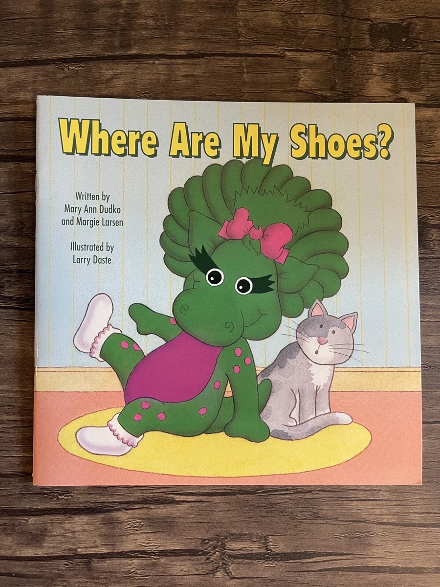 SIGNED COPY Baby Bop Where Are My Shoes Paperback Book Barney And
