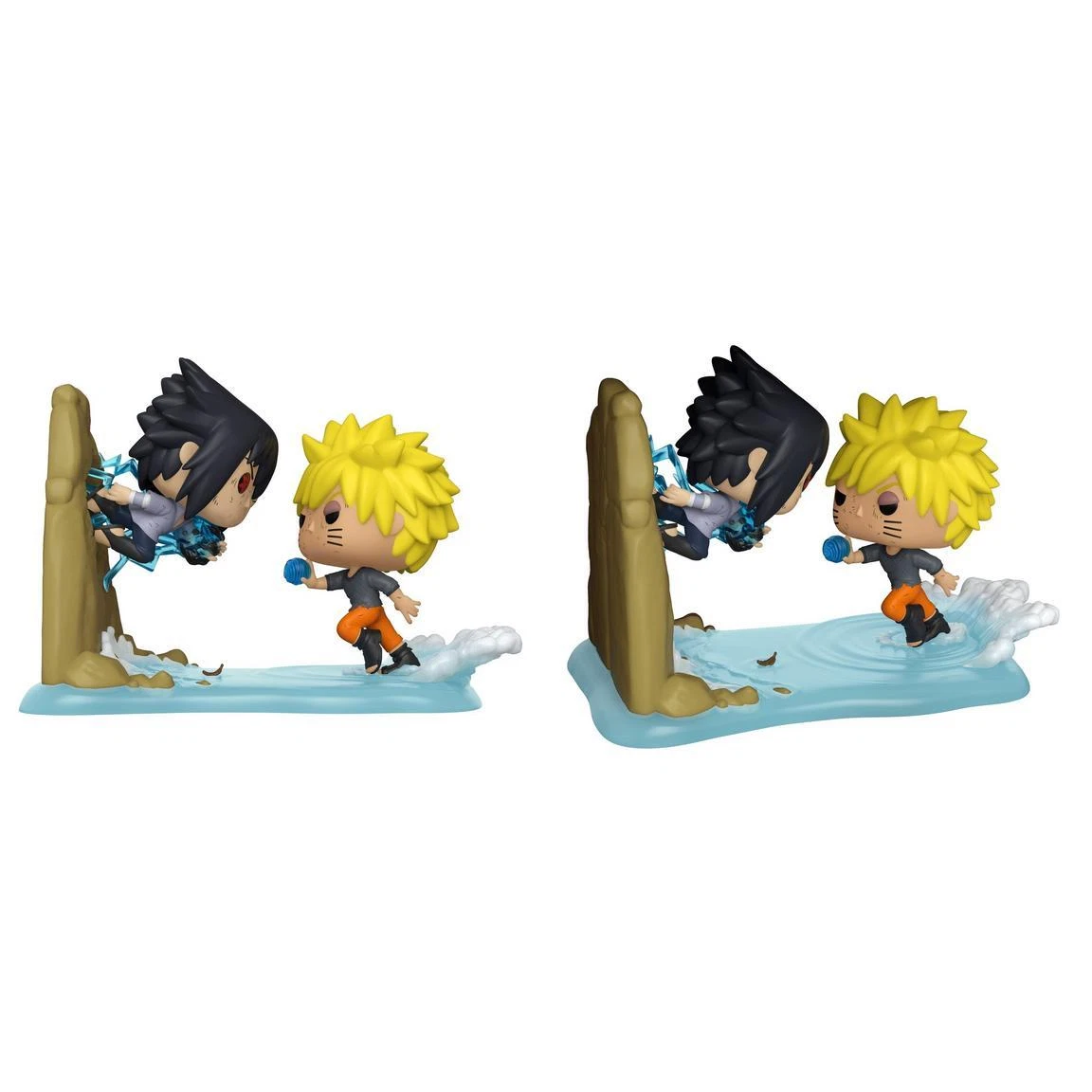 Naruto Shippuden Naruto vs Sasuke Vinyl Figure Anime Moment Funko POP Manga  Rare