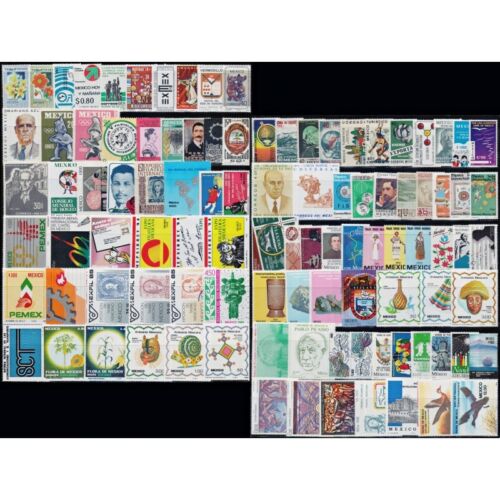  MEXICO/STAMPS - LOT WITH 100 STAMPS - COMPLETE SETS - MNH    - Afbeelding 1 van 1