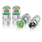 4Pcs Car Tyre Valve Stem Caps with Pressure Indicator Monitor Sensor bike