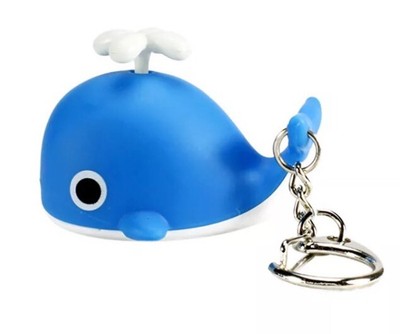 Blue Whale Keychain Led Light Up With Sound 2 Us Seller Ebay